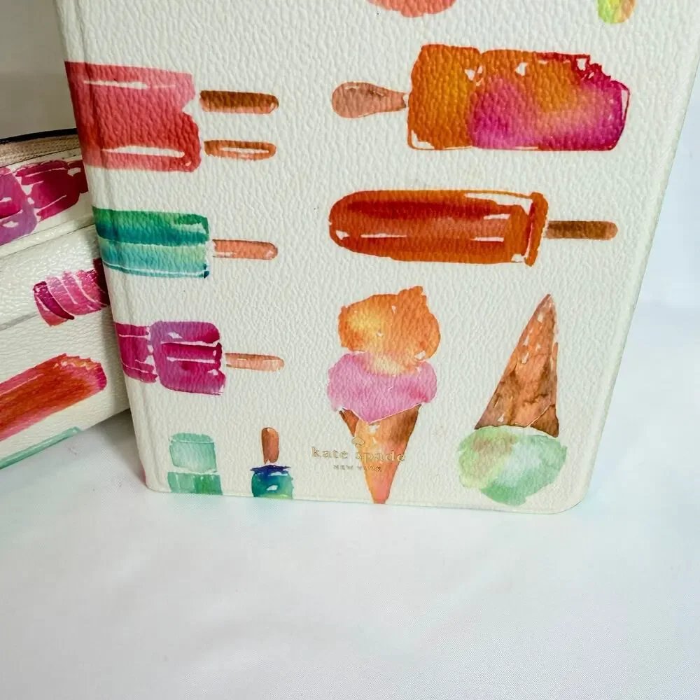 Kate Spade Ice Cream Popsicle Flavor of the Month Makeup Bag & IPad Mini Case